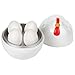 Home-X Microwave Chicken Design Egg Boiler