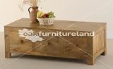 Mantis Light Solid Mango 6 Drawer Coffee Table