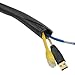 Hosa WHD-410 Black Split-Loom Cable Organizer, 1