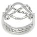 Sterling Silver Four-piece Puzzle Ring