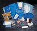 Laparoscopy Tray - DYNJS0910 - Laparoscopy Tray - Latex Free, 3 Unit / Case 1 Bowl 32 oz 1 Skin scrub set 1 Suture bag 1 Blade no. 15 1 Blade no. 11 1 Needle 22G x 1.5' 1 Syringe 10ml L/L 1 Tbg insufflation L/L 1 Catheter Robinson 14fr 10 Gauze 4' x 4' 16-ply, x-ray 4 OR towels 1 Adhesive bandage 1' x 3' 1 Pad OB 2 Leggings 1 ABS towel 1 Mayo stand cover 1 Drape underbuttocks 1 Drape laparoscopy 1 Gown non-reinforced large 1 Gown non-reinforced x-large 1 Table Cover, 50' x 90' Product photo may not exactly match the product offered for sale. Please refer to the product description.