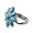 Sleeping Beauty Turquoise Desert Flower Ring