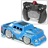 Air Hogs R/C Zero Gravity Mini Car: Blue and Silver 4x4