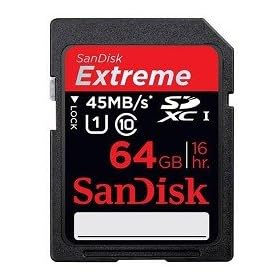 Sandisk SDSDRX3-064G-A21 Extreme SDXC UHS-I Card