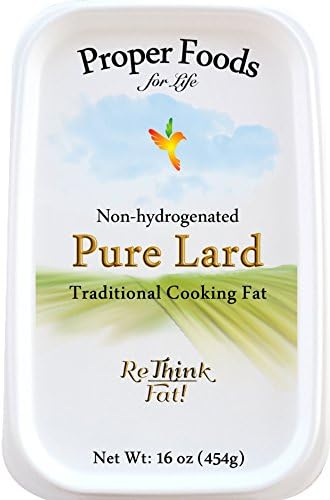 Pure Lard, Non-hydrogenated, 16 Oz