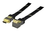 HQ gewinkeltes HDMI-Kabel (HDMI Stecker auf HDMI Stecker) 5 m