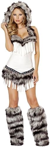 GSG Sexy Eskimo Costume Adult Womens Indian Girl Halloween Fancy Dress