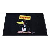 Waschbare Fu�matte - �Uli Stein - Pinguin - Dagegen - 50x75cm wash+dryvon "teppiche-tuermatten"