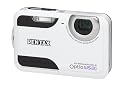 Pentax Optio WS80 Digitalkamera (10 Megapixel, 5-fach opt. Zoom, 6,9 cm (2,7 Zoll) Display, 1.5m wasserdicht, staubdicht) wei&szlig;/schwarz
