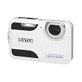 Pentax Optio WS80 Digitalkamera (10 Megapixel, 5-fach opt. Zoom, 6,9 cm (2,7 Zoll) Display, 1.5m wasserdicht, staubdicht) wei�/schwarz