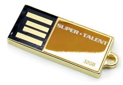 Super Talent STU32GPCGE Pico-C 32GB USB-Stick USB 2.0, gold hardware encryption Preisvergleich