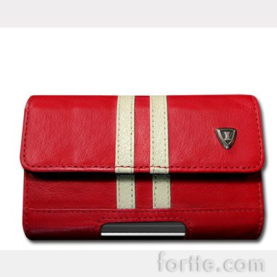 Leather Case for HP Ipaq 910 Kiwi Mint With Fixed Clip