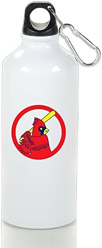 ZOENA St. Louis Cardinals Go Portable Custom Climbing Kettle Cups White With Carabiner Hook,400-600ml /6.5OZ