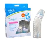 Evenflo TruVent 3 Pack Angled Bottle, 9 Ounce