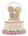 Precious Moments "I Give This Rose As A Token Of My Love" Musical Waterglobe