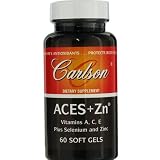 Carlson labs aces + zn, a, c, e, selenium Plus zinc, 60 Soft Gel (088395044205)