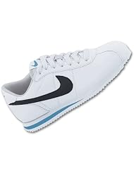 NIKE CLASSIC CORTEZ LEDER SNEAKER 349026, 42,5, 103 WEISS/SCHWARZ/BLAU