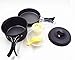 EIALA 8PCS Outdoor Camping, Hiking Cookware Picnic Bowl Pot Pan Cooking Set,Portable Camping Cookware Backpacking Cooking Kit