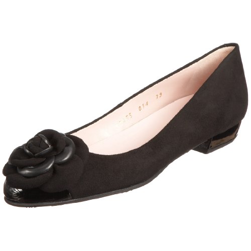 Pretty Ballerinas Womens 38807 - Shade Angelis Becerrito Negro Black Suede Patent Ballet 38807 5 UK