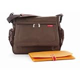 Skip Hop Via Messenger Diaper Bag Brown by Skip Hop
