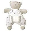 Under the Nile Organic Animal Print Bear with Overalls