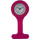 Ravel Pink Silicone Nurses Fob Watch R1103.2 with Presentation Gift Box (Infection Control)
