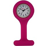 Ravel Silicone Nurses Fob Watch R1103.2 with Presentation Gift Box (Infection Control)