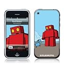 MusicSkins Explodingdog - Red Robot - Phone Skins,Accessories for Unisex
