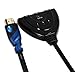 Sl3103pt1m Is a 3x1 Port Hdmi Switch3x1 with 3feet Hdmi Pigtail Cable in ABS Black.with This Hdmi Switcher You Can Connect Dvd/stb or Other Two Input Sources to One Display (Hdtv/projector/computer Monitors).and It Support Hdmi 3d&1080p,4k.