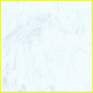 60-Wide-Faux-Fur-Luxury-Shag-White-Fabric-By-The-Yard