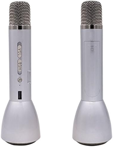 Eastech 2 in 1 Wireless Bluetooth Handheld Condenser Mobile Phone Karaoke Microphone K088 for Iphone Android TV