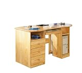 Links 30600570 TOUCHROUND Computertisch Kiefer farblos 137x61x76 cm