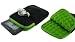 rooCASE Super Bubble Neoprene Sleeve Case Cover for Amazon Kindle Fire 7-Inch Tablet / Amazon Kindle Touch 3G / Amazon Kindle 3 (Black / Green Neon)