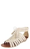 Dexter73 Snake Laced Gladiator Sandals SAND