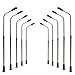 LQS06WM 10pcs Model Railway Train Lamp Post Street Warm White Lights N Scale LEDs New
