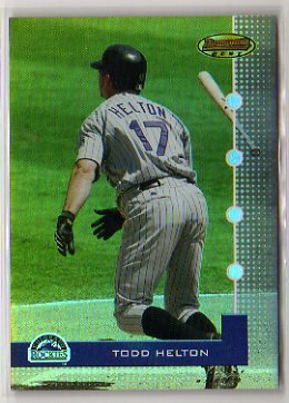Buy 2005 Bowman's Best Todd Helton Silver Baseball Card Only 99 Made by Topps