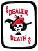 Ace of Spades Dealer of Death Card Embroidered Patch Iron-On Vietnam War Skull Emblem