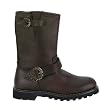 Brown Leather MENS BOOTS Motorcycle Boots Steampunk Hardware