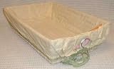 Bananafish Bubblegum Wicker Basket with Liner