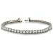4 Carat Diamond Round Setting Tennis Bracelet in 10K White Gold