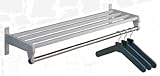 Steel Wall-Mount Coat Racks in Five Sizes & Colors -- 24