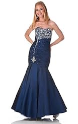 Chiffon/Taffeta/Tulle Tea Length Applique Beaded Crystals Lace Crystal Mother-of-the-Bride Dress 