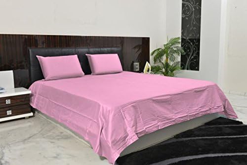 Exclusive Collection 4PC Sheet Set 1300 Thread Count Twin XXL 100% Brushed Microfiber Pink Solid by Sam Linens