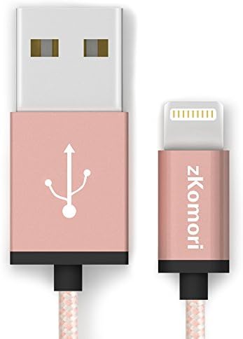 Zkomori Lightning Cable 3Pack 6ft Braided Cord