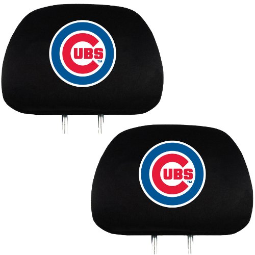 Headrest Seat Cover - MLB Baseball - Chicago Cubs - Pair