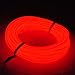 PYSICAL(TM) 15ft Neon Light El Wire w/ Battery Pack for Parties, Halloween Decoration (Red)