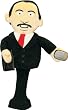 Businessman Suitcase & Cellphone 460cc Golf Headcover