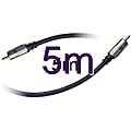 Pure HQ OFC Shielded Subwoofer Cable Gold 5m