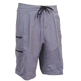 Hoss STALLION MEN'S SHORT GRAY 2X BOARD SHORT W/REMOVABLE LINER HANGER INCLUDED