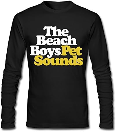 The Beach Boys Rock Band Album Pet Sounds T-shirts Black XL For Men